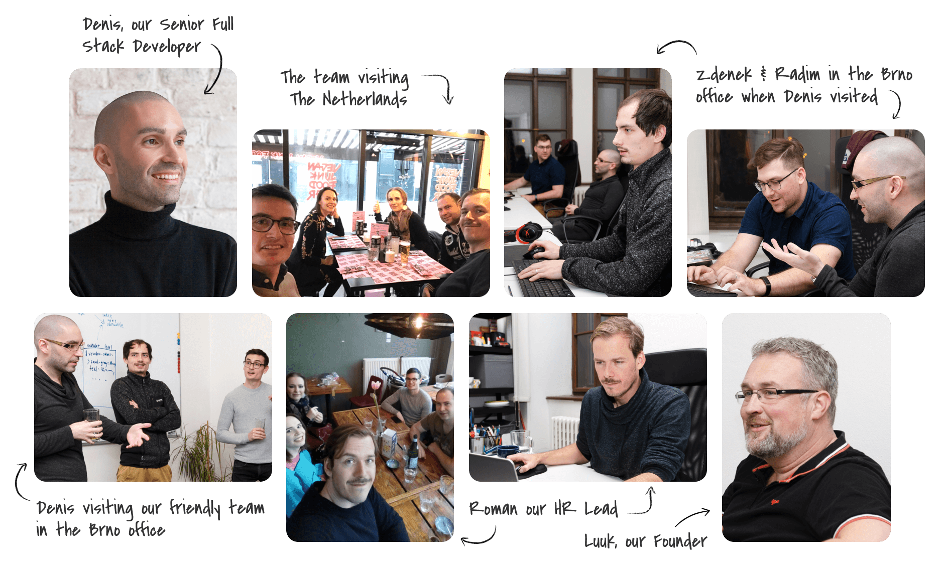 Team collage